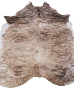 Dierenhuid vloerkleed  Optik Milton - crème/bruin - overzicht schuin, thumbnail Dierenhuid vloerkleed  Optik Milton - crème/bruin - overzicht schuin, thumbnail