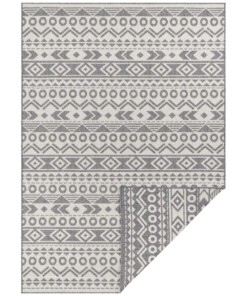 Binnen & buiten vloerkleed Forma - zilver - overzicht boven, thumbnail