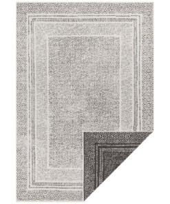 Binnen & buiten vloerkleed Retro - zwart - overzicht boven, thumbnail Binnen & buiten vloerkleed Retro - zwart - overzicht boven, thumbnail