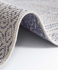 Binnen & buiten vloerkleed Retro - blauw - close up, thumbnail Binnen & buiten vloerkleed Retro - blauw - close up, thumbnail