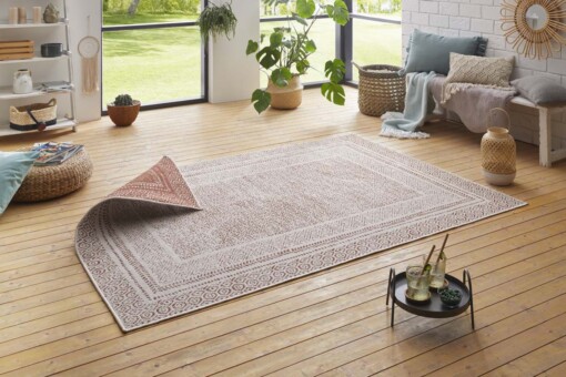 Binnen & buiten vloerkleed Retro - terra - sfeer