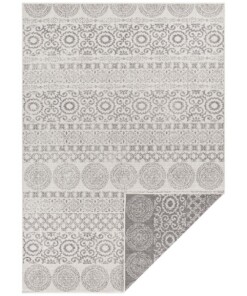 Binnen & buiten Ornament vloerkleed - zilver - overzicht boven, thumbnail