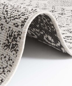 Binnen & buiten Ornament vloerkleed - zwart - close up, thumbnail Binnen & buiten Ornament vloerkleed - zwart - close up, thumbnail