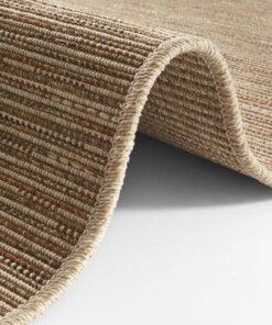 Loper binnen & buiten sisal-look Nature  - terra/multi - close up, thumbnail