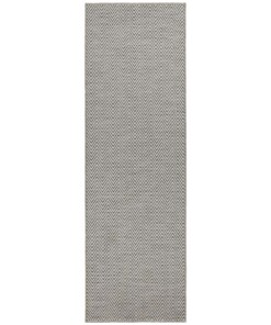 Loper binnen & buiten sisal-look Nature  - grijs - overzicht boven