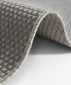 Loper sisal-look binnen & buiten Nature  - zilver - close up, thumbnail