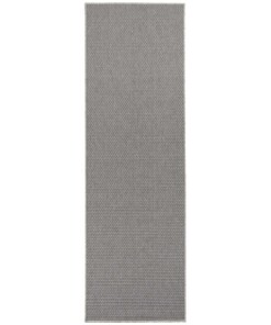 Loper sisal-look binnen & buiten Nature  - zilver - overzicht boven, thumbnail