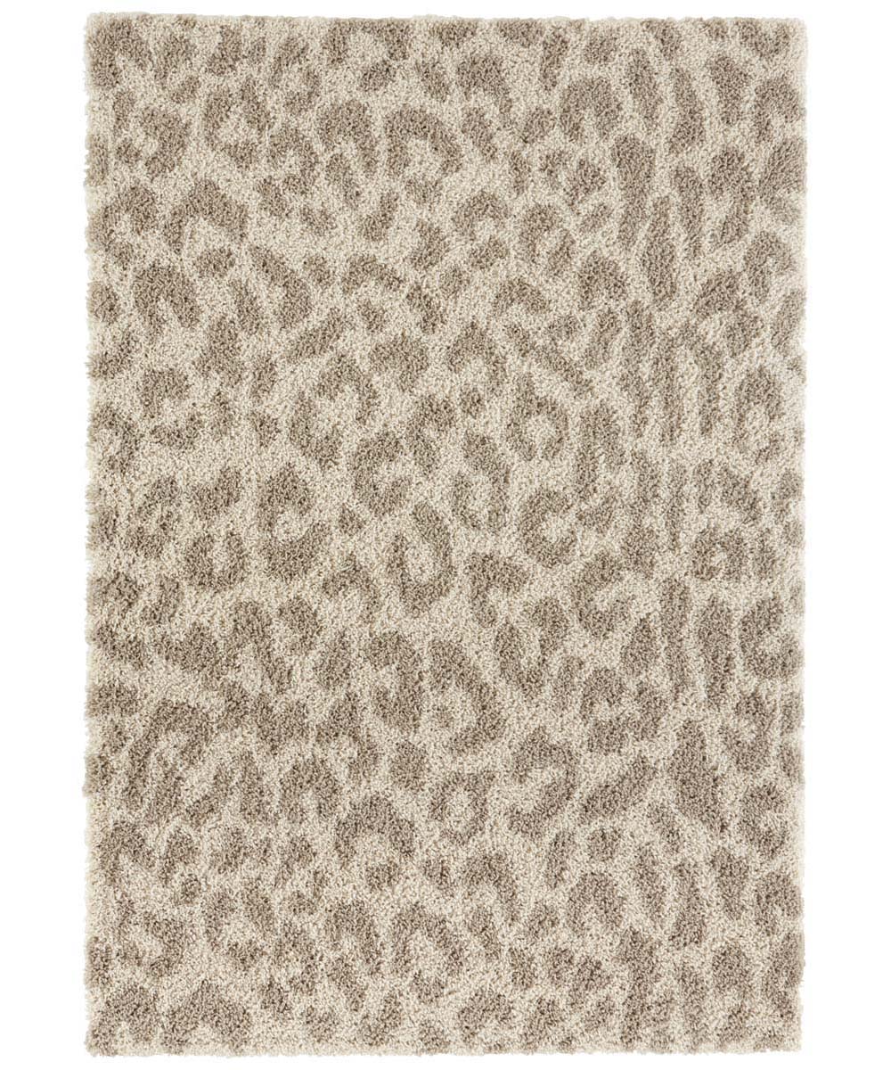 vloerkleed luipaard Moss beige | Tapeso