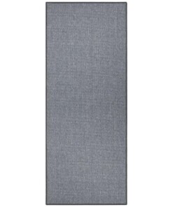 Moderne loper effen Bouclé - grijs - overzicht boven, thumbnail