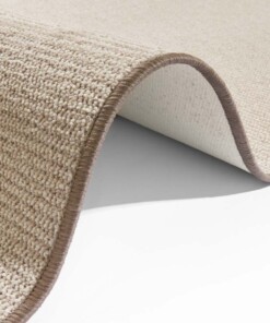 Moderne loper effen Bouclé - beige - close up, thumbnail Moderne loper effen Bouclé - beige - close up, thumbnail