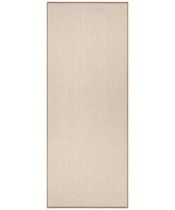 Moderne loper effen Bouclé - beige - overzicht boven, thumbnail Moderne loper effen Bouclé - beige - overzicht boven, thumbnail