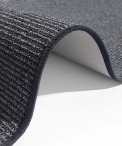 Moderne loper effen Bouclé - antraciet - close up, thumbnail Moderne loper effen Bouclé - antraciet - close up, thumbnail