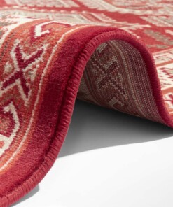 Klassiek vloerkleed Saricha Belutsch - rood - close up, thumbnail Klassiek vloerkleed Saricha Belutsch - rood - close up, thumbnail