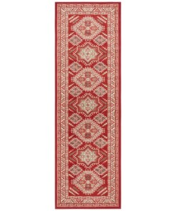 Klassiek vloerkleed Saricha Belutsch - rood - overzicht boven, thumbnail Klassiek vloerkleed Saricha Belutsch - rood - overzicht boven, thumbnail