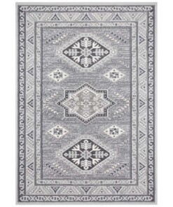 Klassiek vloerkleed Saricha Belutsch - grijs - overzicht boven, thumbnail