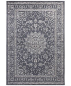 Oosters vloerkleed Täbris - antraciet/zilver - overzicht boven, thumbnail