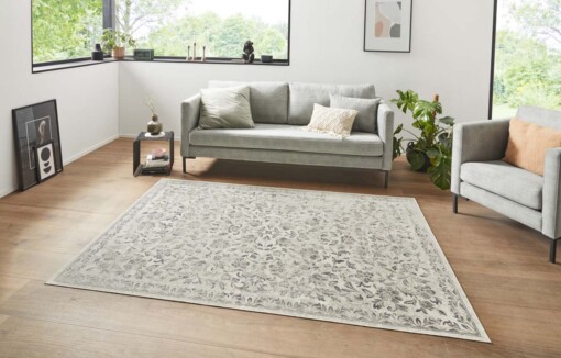 Oosters vloerkleed Mahal - crème/jeansblauw - sfeer