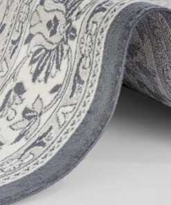 Oosters vloerkleed keshan - antraciet/zilver - close up, thumbnail Oosters vloerkleed keshan - antraciet/zilver - close up, thumbnail