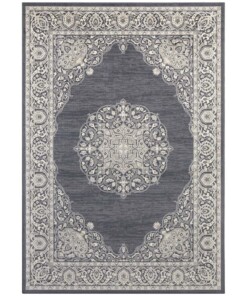 Oosters vloerkleed Najafabad - antraciet/zilver - overzicht boven, thumbnail