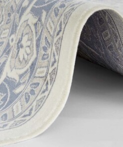 Oosters vloerkleed Modern Nain - crème/jeansblauw - close up, thumbnail Oosters vloerkleed Modern Nain - crème/jeansblauw - close up, thumbnail