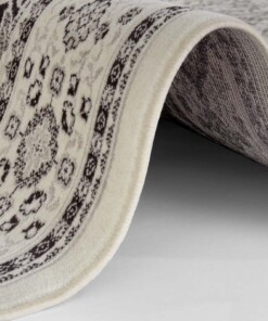 Oosters vloerkleed Kashmir - crème/zwart - close up, thumbnail Oosters vloerkleed Kashmir - crème/zwart - close up, thumbnail