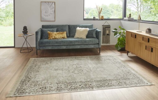 Vintage vloerkleed Oriental - crème - sfeer