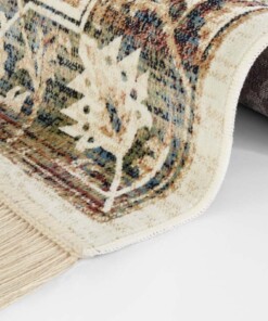 Klassiek vloerkleed Modern Belutsch - beige - close up, thumbnail Klassiek vloerkleed Modern Belutsch - beige - close up, thumbnail