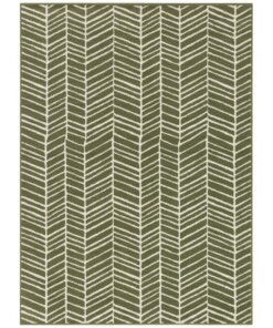 Vloerkleed zig-zag Brick Wall - olijfgroen - overzicht boven, thumbnail Vloerkleed zig-zag Brick Wall - olijfgroen - overzicht boven, thumbnail