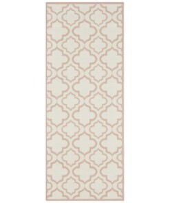 Vloerkleed retro klaverblad - lichtroze - overzicht boven, thumbnail Vloerkleed retro klaverblad - lichtroze - overzicht boven, thumbnail