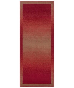 Vloerkleed retro lijstmotief Gradient - rood - overzicht boven, thumbnail