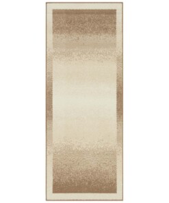 Vloerkleed retro lijstmotief Gradient - taupe - overzicht boven, thumbnail Vloerkleed retro lijstmotief Gradient - taupe - overzicht boven, thumbnail