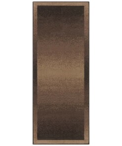 Vloerkleed retro lijstmotief Gradient - bruin - overzicht boven, thumbnail Vloerkleed retro lijstmotief Gradient - bruin - overzicht boven, thumbnail