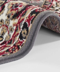 Rond oosters vloerkleed Orientis - grijs - close up, thumbnail