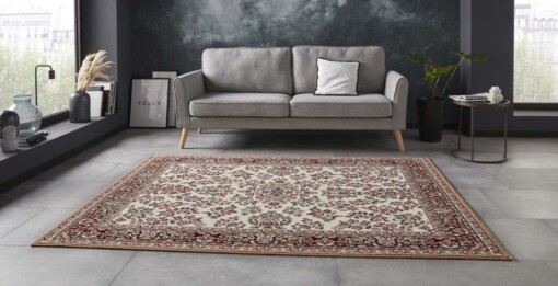 Oosters vloerkleed Orientis - mosterd/crème - sfeer
