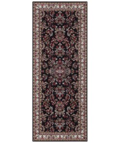 Oosters vloerkleed Orientis - zwart - overzicht boven, thumbnail Oosters vloerkleed Orientis - zwart - overzicht boven, thumbnail