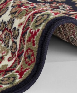 Oosters vloerkleed Orientis - marineblauw - close up, thumbnail