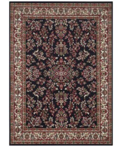 Oosters vloerkleed Orientis - marineblauw - overzicht boven, thumbnail