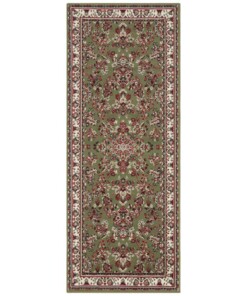 Oosters vloerkleed Orientis - groen/rood - overzicht boven, thumbnail