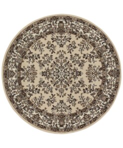 Rond oosters vloerkleed Orientis - ivoor - overzicht boven, thumbnail Rond oosters vloerkleed Orientis - ivoor - overzicht boven, thumbnail