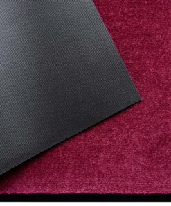 Effen deurmat Plain wasbaar 30°C - rood - close up, thumbnail Effen deurmat Plain wasbaar 30°C - rood - close up, thumbnail