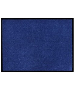 Effen deurmat Plain wasbaar 30°C - marineblauw - overzicht boven