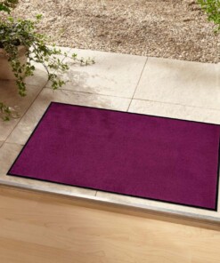 Effen deurmat Plain wasbaar 30°C - violet - sfeer, thumbnail