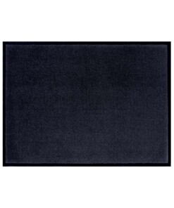 Effen deurmat Plain wasbaar 30°C - zwart - overzicht boven