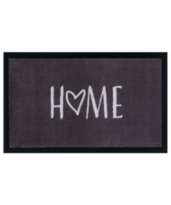 Design deurmat Love Home wasbaar 30°C - bruin/crème - overzicht boven