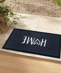 Design deurmat Love Home wasbaar 30°C - antraciet - sfeer, thumbnail