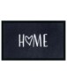 Design deurmat Love Home wasbaar 30°C - rood - overzicht boven, thumbnail