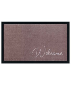 Design deurmat Welcome wasbaar 30°C - bruin - overzicht boven, thumbnail