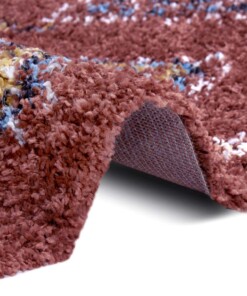 Hoogpolig vloerkleed Phoenix - rood - close up, thumbnail Hoogpolig vloerkleed Phoenix - rood - close up, thumbnail