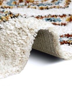 Hoogpolig vloerkleed Phoenix - crème - close up, thumbnail