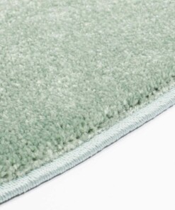 Rond vloerkleed effen velours Gala - mintgroen - close up zijkant, thumbnail Rond vloerkleed effen velours Gala - mintgroen - close up zijkant, thumbnail